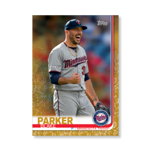 Blake Parker 2019 Topps Baseball Update Series Traded Players Poster Gold Ed. # to 1- artbble-pos-19tbus-1027-gold-s
