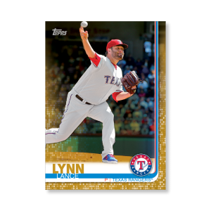 Lance Lynn 2019 Topps Baseball Update Series Traded Players Poster Gold Ed. # to 1- artbble-pos-19tbus-1042-gold-s