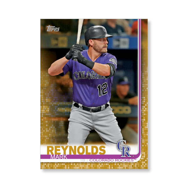 Mark Reynolds 2019 Topps Baseball Update Series Traded Players Poster Gold Ed. # to 1- artbble-pos-19tbus-1073-gold-s