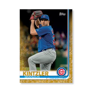 Brandon Kintzler 2019 Topps Baseball Update Series Traded Players Poster Gold Ed. # to 1- artbble-pos-19tbus-1082-gold-s