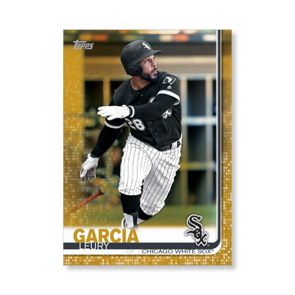 Leury Garcia 2019 Topps Baseball Update Series Traded Players Poster Gold Ed. # to 1- artbble-pos-19tbus-1083-gold-s