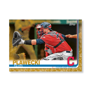 Kevin Plawecki 2019 Topps Baseball Update Series Traded Players Poster Gold Ed. # to 1- artbble-pos-19tbus-1085-gold-s