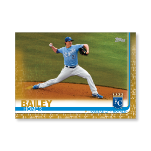 Homer Bailey 2019 Topps Baseball Update Series Traded Players Poster Gold Ed. # to 1- artbble-pos-19tbus-1093-gold-s