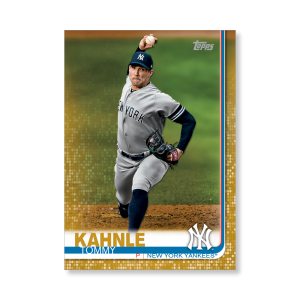 Tommy Kahnle 2019 Topps Baseball Update Series Traded Players Poster Gold Ed. # to 1- artbble-pos-19tbus-1106-gold-s