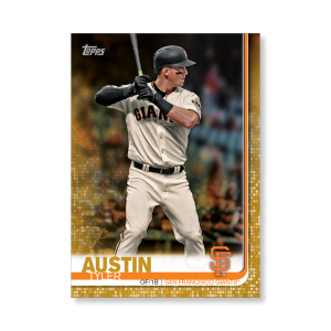 Tyler Austin 2019 Topps Baseball Update Series Traded Players Poster Gold Ed. # to 1- artbble-pos-19tbus-1118-gold-s