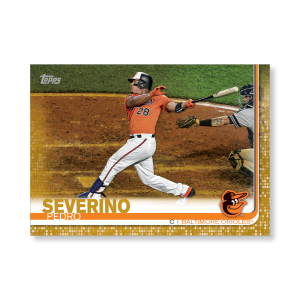 Pedro Severino 2019 Topps Baseball Update Series Traded Players Poster Gold Ed. # to 1- artbble-pos-19tbus-1130-gold-s