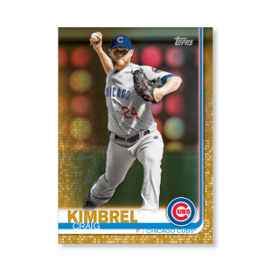 Craig Kimbrel 2019 Topps Baseball Update Series Traded Players Poster Gold Ed. # to 1- artbble-pos-19tbus-1138-gold-s