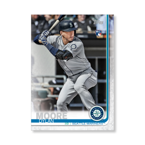 Dylan Moore 2019 Topps Baseball Update Series Rookies Poster # to 99- artbble-pos-19tbus-1216-s