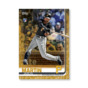 Jason Martin 2019 Topps Baseball Update Series Rookies Poster Gold Ed. # to 1- artbble-pos-19tbus-1221-gold-s