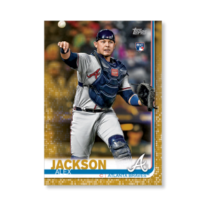 Alex Jackson 2019 Topps Baseball Update Series Rookies Poster Gold Ed. # to 1- artbble-pos-19tbus-1229-gold-s