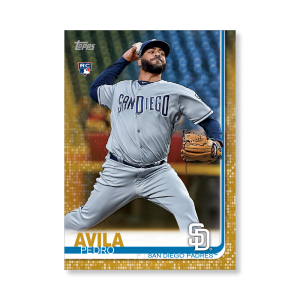 Pedro Avila 2019 Topps Baseball Update Series Rookies Poster Gold Ed. # to 1- artbble-pos-19tbus-1230-gold-s