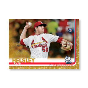 Ryan Helsley 2019 Topps Baseball Update Series Rookies Poster Gold Ed. # to 1- artbble-pos-19tbus-1231-gold-s