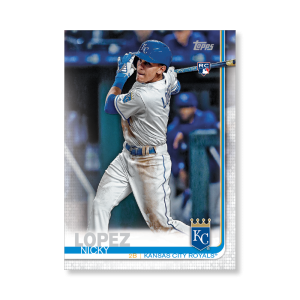 Nicky Lopez 2019 Topps Baseball Update Series Rookies Poster # to 99- artbble-pos-19tbus-1262-s