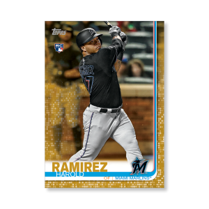 Harold Ramirez 2019 Topps Baseball Update Series Rookies Poster Gold Ed. # to 1- artbble-pos-19tbus-1264-gold-s