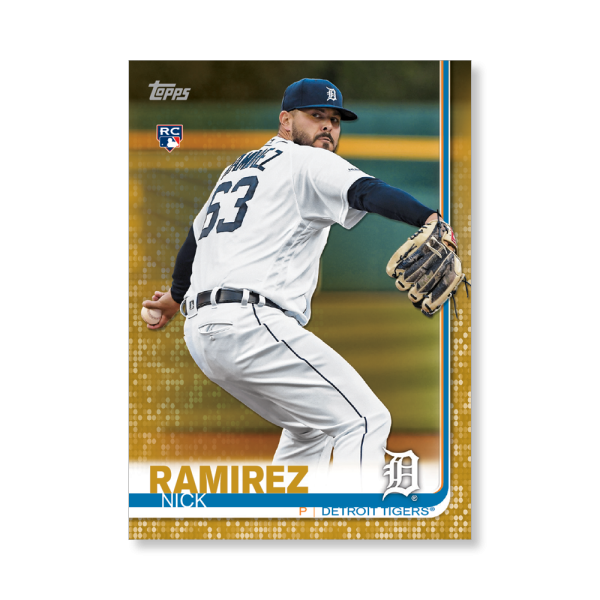 Nick Ramirez 2019 Topps Baseball Update Series Rookies Poster Gold Ed. # to 1- artbble-pos-19tbus-1265-gold-s