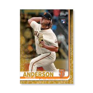 Shaun Anderson 2019 Topps Baseball Update Series Rookies Poster Gold Ed. # to 1- artbble-pos-19tbus-1272-gold-s