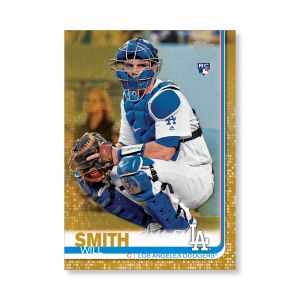 Will Smith 2019 Topps Baseball Update Series Rookies Poster Gold Ed. # to 1- artbble-pos-19tbus-1273-gold-s