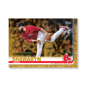 Mike Shawaryn 2019 Topps Baseball Update Series Rookies Poster Gold Ed. # to 1- artbble-pos-19tbus-1283-gold-s