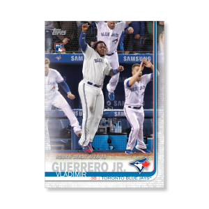 Vladimir Guerrero Jr. 2019 Topps Baseball Update Series Rookie Debut Poster # to 99- artbble-pos-19tbus-1412-s