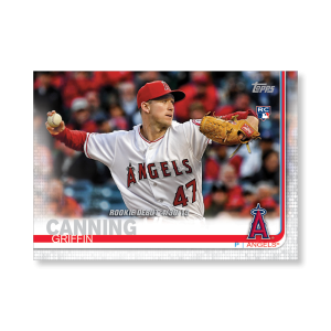 Griffin Canning 2019 Topps Baseball Update Series Rookie Debut Poster # to 99- artbble-pos-19tbus-1421-s
