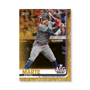 Ketel Marte 2019 Topps Baseball Update Series MLB All Stars Poster Gold Ed. # to 1- artbble-pos-19tbus-1606-gold-s