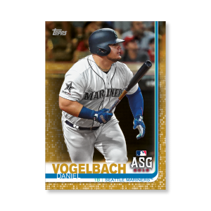 Daniel Vogelbach 2019 Topps Baseball Update Series MLB All Stars Poster Gold Ed. # to 1- artbble-pos-19tbus-1621-gold-s