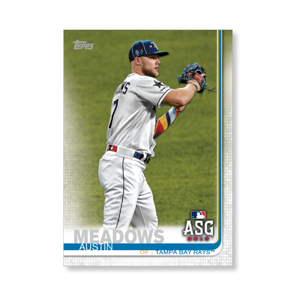 Austin Meadows 2019 Topps Baseball Update Series MLB All Stars Poster # to 99- artbble-pos-19tbus-1631-s