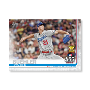 Walker Buehler 2019 Topps Baseball Update Series MLB All Stars Poster # to 99- artbble-pos-19tbus-1637-s