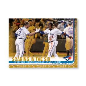 Toronto Blue Jays 2019 Topps Baseball Update Series Veteran Combos Poster Gold Ed. # to 1- artbble-pos-19tbus-1801-gold-s