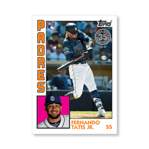Fernando Tatis Jr. 2019 Topps Baseball Update Series 1991 Topps Baseball Poster # to 99- artbble-pos-19tbus-5108-s