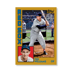 Ted Williams 2019 Topps Baseball Update Series 1995 Topps Baseball Poster Gold Ed. # to 1- artbble-pos-19tbus-5112-gold-s