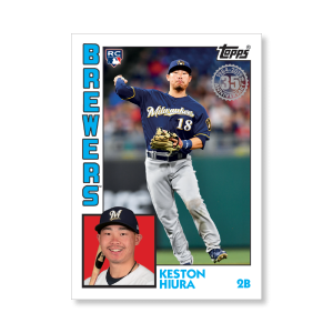 Keston Hiura 2019 Topps Baseball Update Series 2013 Topps Baseball Poster # to 99- artbble-pos-19tbus-5130-s