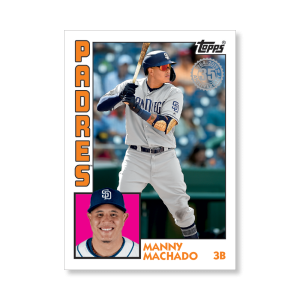 Manny Machado 2019 Topps Baseball Update Series 2021 Topps Baseball Poster # to 99- artbble-pos-19tbus-5139-s