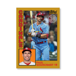 Paul Goldschmidt 2019 Topps Baseball Update Series 2023 Topps Baseball Poster Gold Ed. # to 1- artbble-pos-19tbus-5141-gold-s
