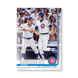 Ryne Sandberg 2019 Topps Baseball Update Series Short Printed Base Card Photo Variation Poster # to 99- artbble-pos-19tbus-5240-s
