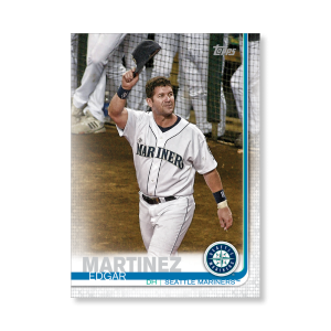 Edgar Martinez 2019 Topps Baseball Update Series Short Printed Base Card Photo Variation Poster # to 99- artbble-pos-19tbus-5245-s