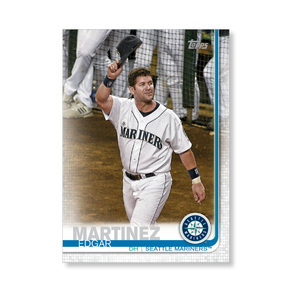 Edgar Martinez 2019 Topps Baseball Update Series Short Printed Base Card Photo Variation Poster # to 99- artbble-pos-19tbus-5245-s