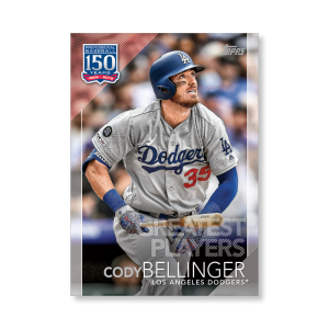 Cody Bellinger 2019 Topps Baseball Update Series 150 Years of Baseball Poster # to 99- artbble-pos-19tbus-5311-s