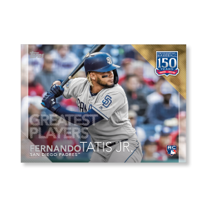 Fernando Tatis Jr. 2019 Topps Baseball Update Series 150 Years of Baseball Poster # to 99- artbble-pos-19tbus-5314-s