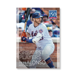 Pete Alonso 2019 Topps Baseball Update Series 150 Years of Baseball Poster # to 99- artbble-pos-19tbus-5331-s