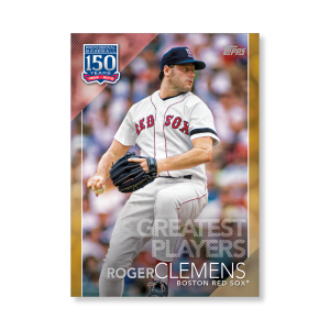 Roger Clemens 2019 Topps Baseball Update Series 150 Years of Baseball Poster Gold Ed. # to 1- artbble-pos-19tbus-5334-gold-s