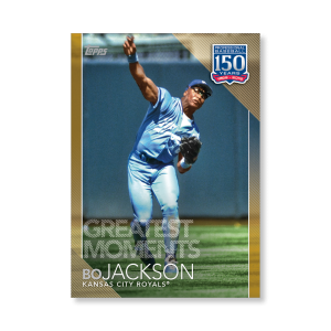 Bo Jackson 2019 Topps Baseball Update Series 150 Years of Baseball Poster Gold Ed. # to 1- artbble-pos-19tbus-5359-gold-s