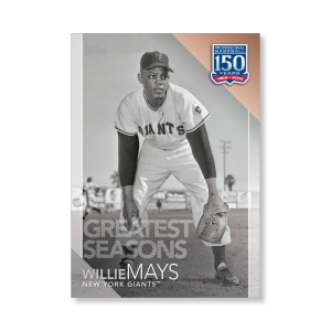 Willie Mays 2019 Topps Baseball Update Series 150 Years of Baseball Poster # to 99- artbble-pos-19tbus-5379-s
