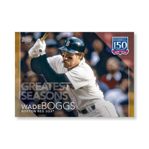 Wade Boggs 2019 Topps Baseball Update Series 150 Years of Baseball Poster Gold Ed. # to 1- artbble-pos-19tbus-5386-gold-s