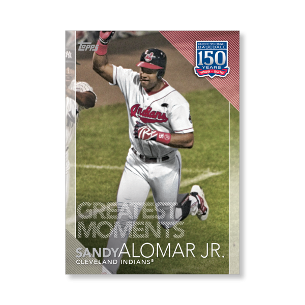Sandy Alomar Jr. 2019 Topps Baseball Update Series 150 Years of Baseball Poster # to 99- artbble-pos-19tbus-5404-s