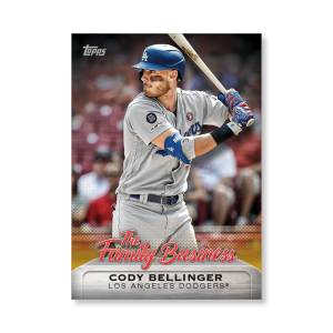 Cody Bellinger 2019 Topps Baseball Update Series The Family Business Poster Gold Ed. # to 1- artbble-pos-19tbus-5531-gold-s