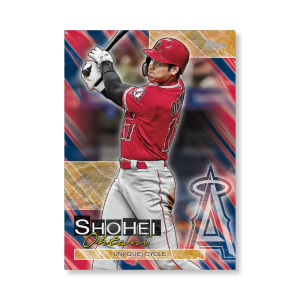 Shohei Ohtani 2019 Topps Baseball Update Series Player Highlights 1 Poster Gold Ed. # to 1- artbble-pos-19tbus-5651-gold-s