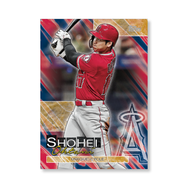 Shohei Ohtani 2019 Topps Baseball Update Series Player Highlights 1 Poster Gold Ed. # to 1- artbble-pos-19tbus-5651-gold-s