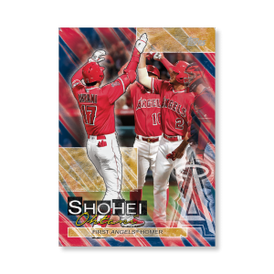Shohei Ohtani 2019 Topps Baseball Update Series Player Highlights 6 Poster Gold Ed. # to 1- artbble-pos-19tbus-5656-gold-s