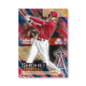 Shohei Ohtani 2019 Topps Baseball Update Series Player Highlights 7 Poster Gold Ed. # to 1- artbble-pos-19tbus-5657-gold-s